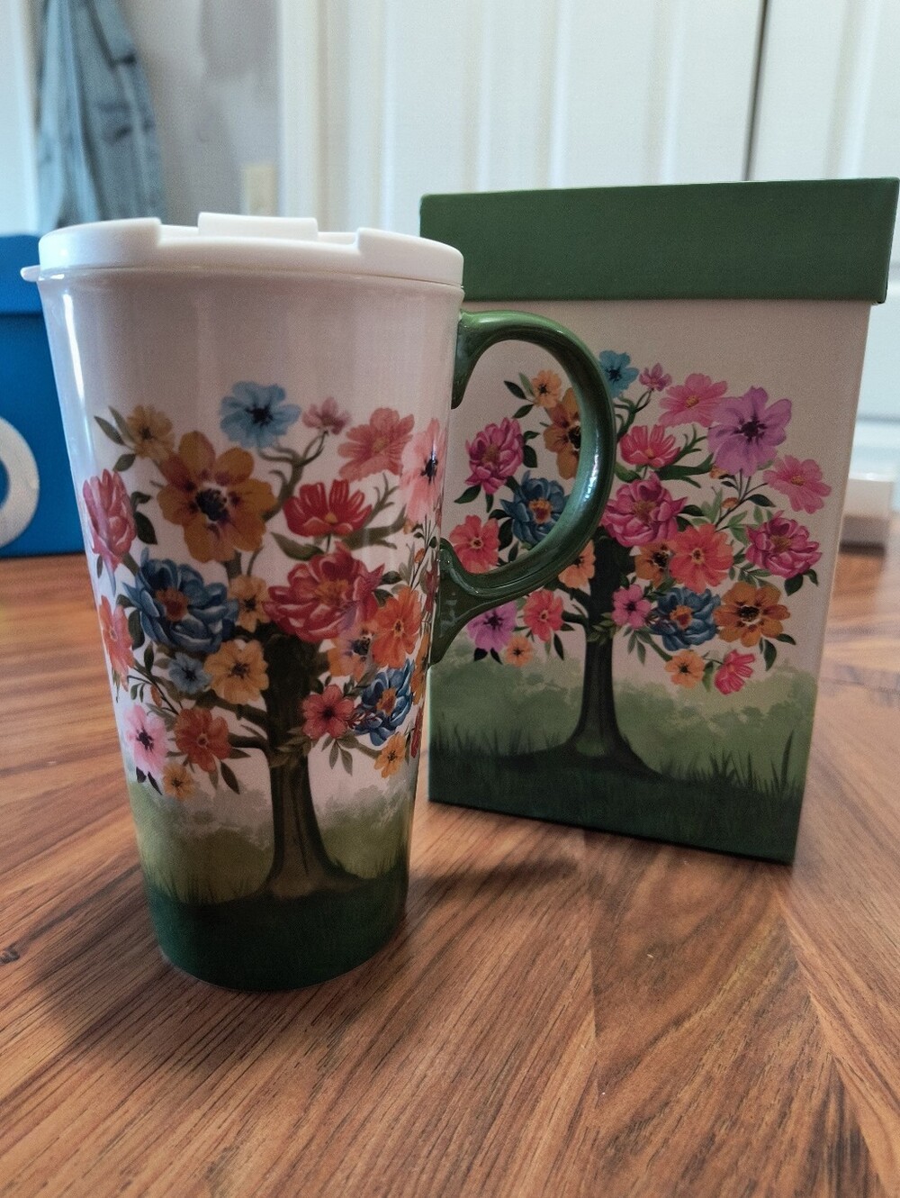 Cottage Garden Travel Ceramic Perfect Cup